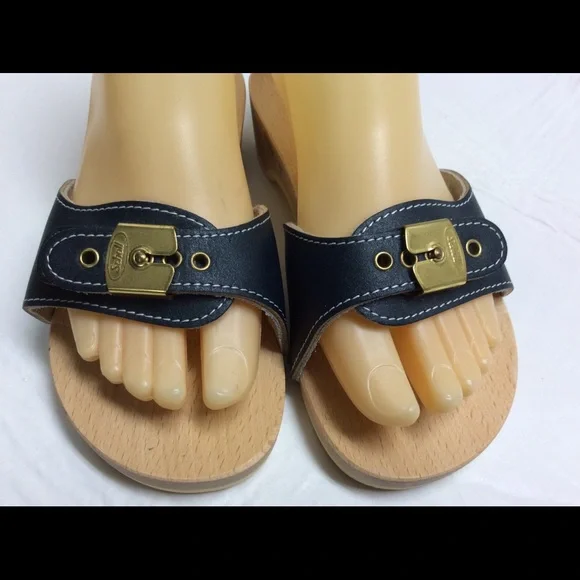 Dr. Scholl's Navy Blue Sandals - Picture 2 of 7
